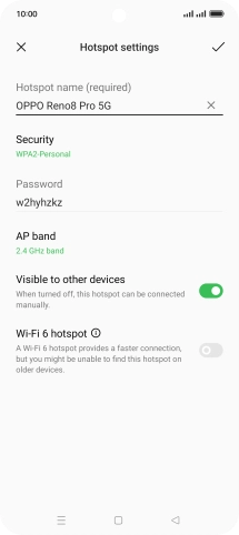 Press the field below 