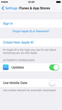 If you don t have an Apple ID, press Create New Apple ID and follow the instructions on the screen to create an Apple ID.