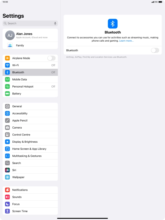 Press the indicator next to Press the indicator next to