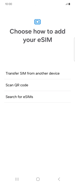 Press Scan QR code. Press Scan QR code.