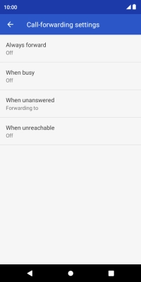 Press the Home key to return to the home screen.