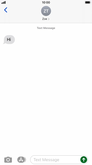 Press the Home key to return to the home screen.