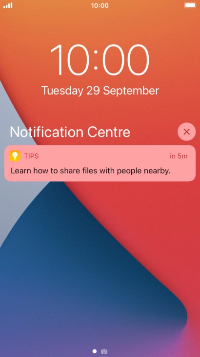 Press the required notification and follow the instructions on the screen to use the selected function. Press the required notification and follow the instructions on the screen to use the selected function.