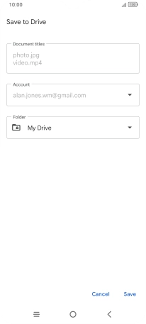 Press the field below 