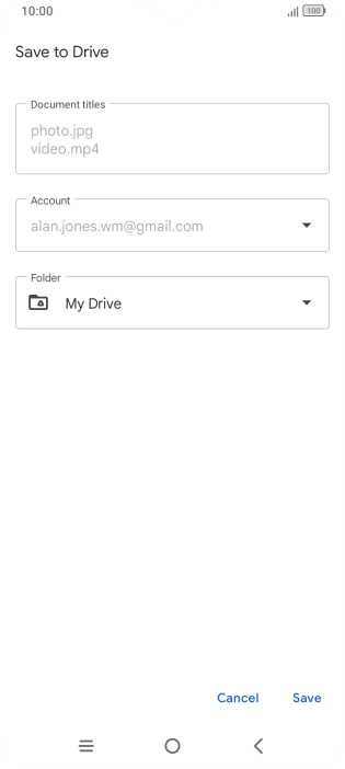Press the field below 