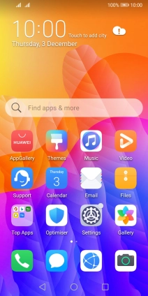 When the battery charging icon is displayed, the battery is charging.