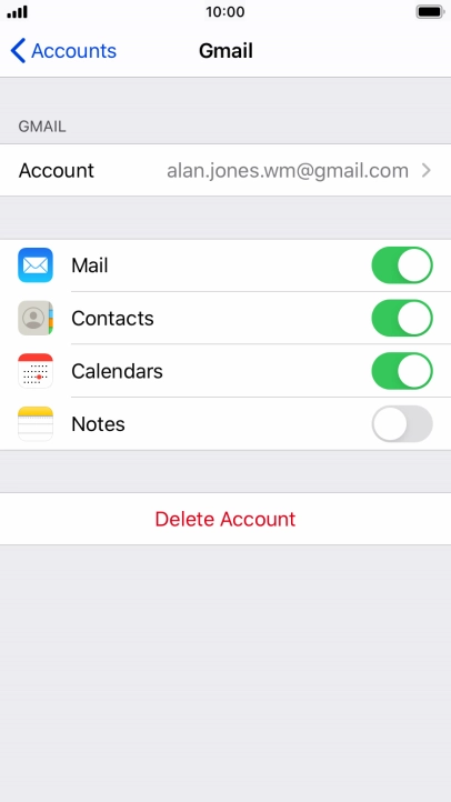 Press the Home key to return to the home screen.
