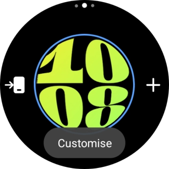Slide your finger left on the screen. Slide your finger left on the screen.