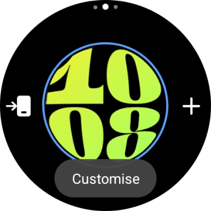 Slide your finger left on the screen. Slide your finger left on the screen.