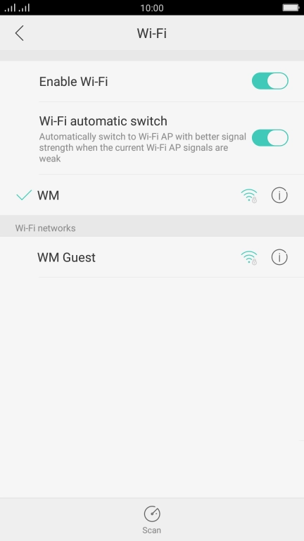 Press the Home key to return to the home screen.