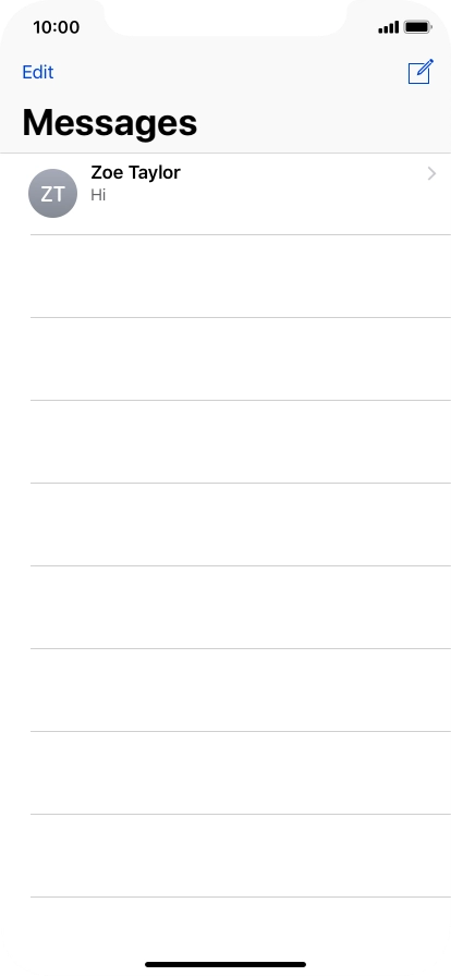 Press the new message icon.
