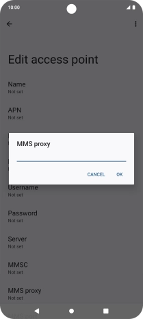 Key in 10.202.002.060 and press OK.