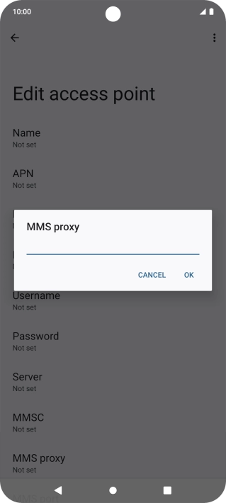 Key in 10.202.002.060 and press OK.