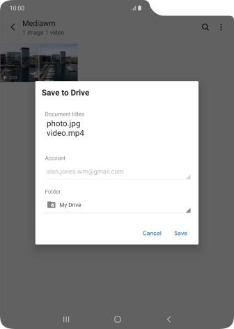 Press the field below 
