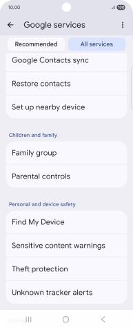 Press Find My Device. Press Find My Device.