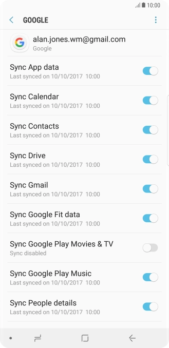 Press the Home key to return to the home screen.