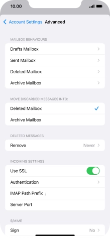 Press Authentication.