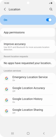 Press App permissions.