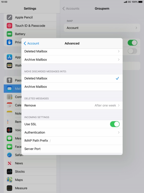Press the indicator next to Press the indicator next to