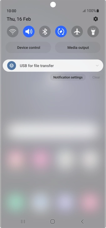 Press the drop down list.
