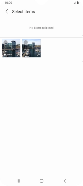 Press the required picture.