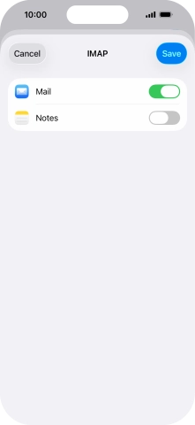 Press Save. Your email account has now been set up. To select more settings for incoming and outgoing server, proceed with the following steps.