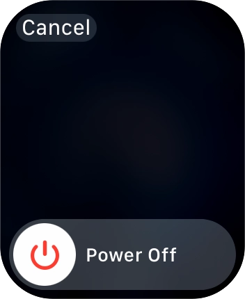 Press and drag the power off icon right.