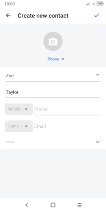 Press Phone and key in the required phone number.