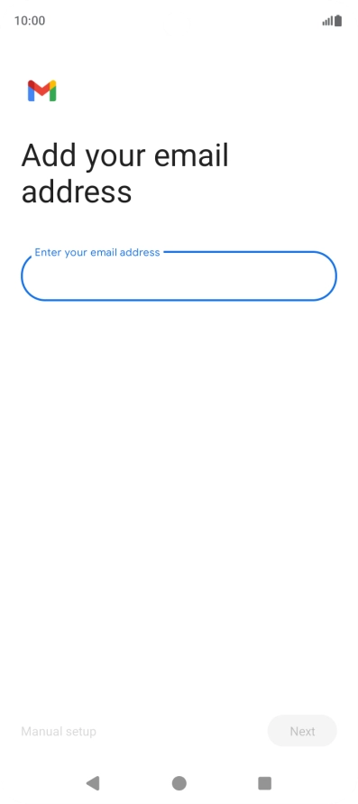 Press the field below 