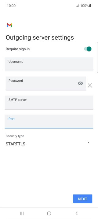 Press the drop down list below 