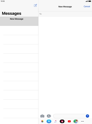 Press To and key in the first letters of the recipient's name.