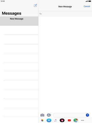 Press To and key in the first letters of the recipient's name. Press To and key in the first letters of the recipient's name.