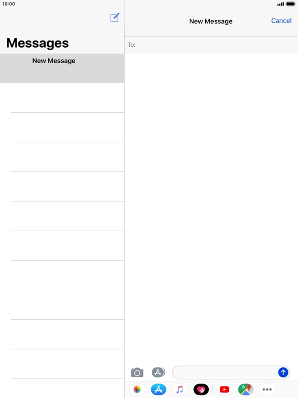 Press To and key in the first letters of the recipient's name. Press To and key in the first letters of the recipient's name.