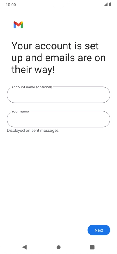 Press the field below 