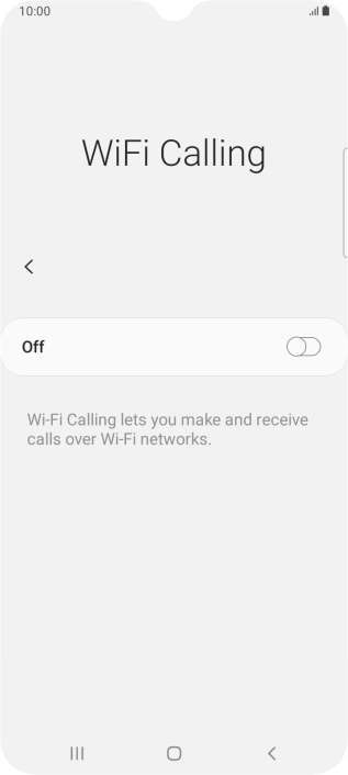 Press the indicator to turn the function on or off.