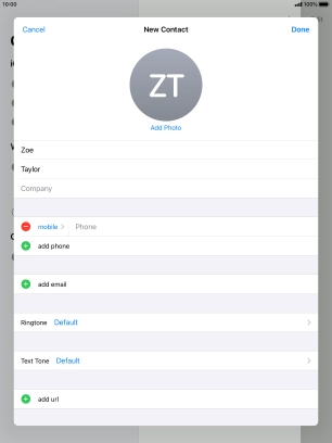 Press Phone and key in the required phone number.