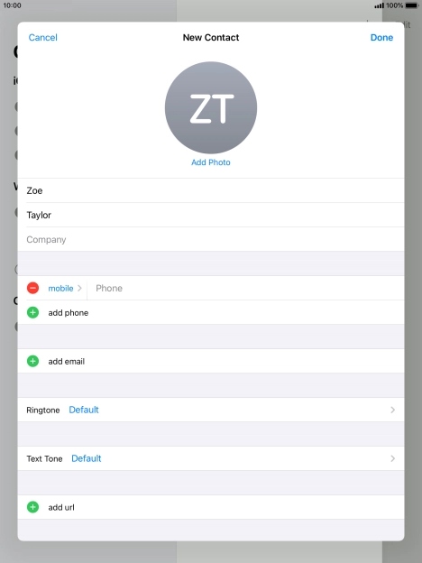 Press Phone and key in the required phone number.