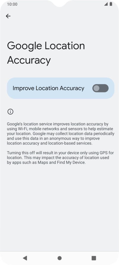 If you press the indicator next to 