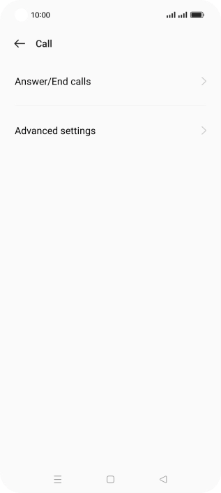 Press Advanced settings.