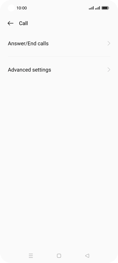 Press Advanced settings.