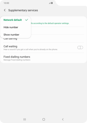 Press Show number to turn on caller identification. Press Show number to turn on caller identification.