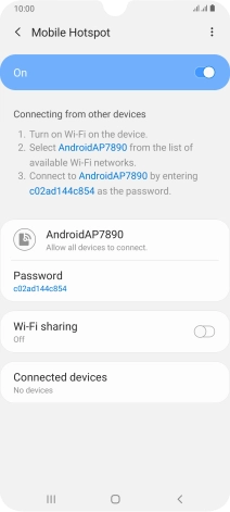 Press the Home key to return to the home screen.