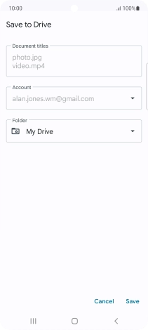 Press the field below 