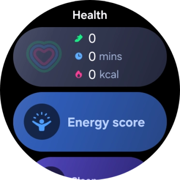 Press and hold the required widget.