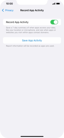 Press Save App Activity.