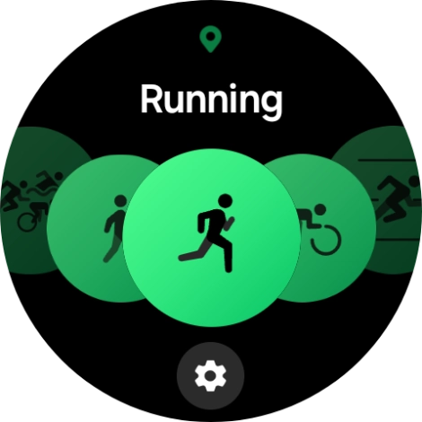 Press the settings icon. Press the settings icon.