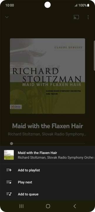 Press Add to playlist.