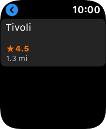 Press the required destination.