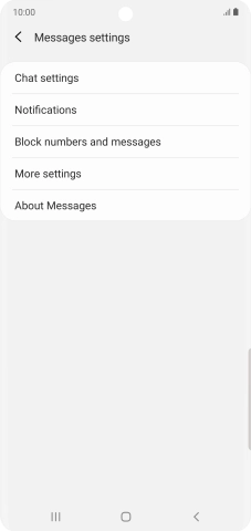 Press More settings.
