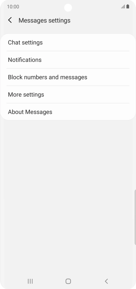 Press More settings.